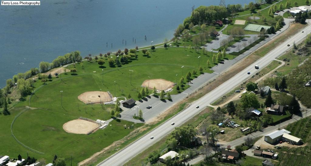 Aerial view of Kirby Billingsley Hydro Park