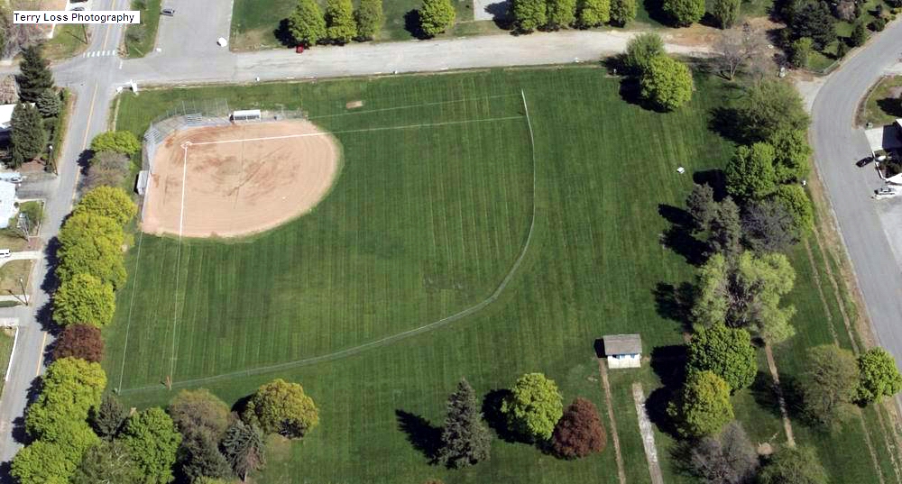 Aerial view of Roy Tedford Park